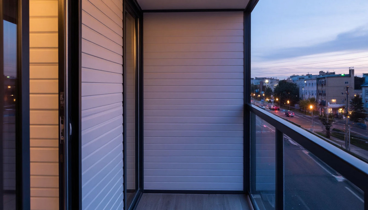 Преимущества отделки балкона пластиковыми ПВХ панелями