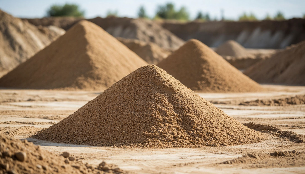 Какой песок лучше для полусухой стяжки бетона: сравнение мытого, сеяного и карьерного