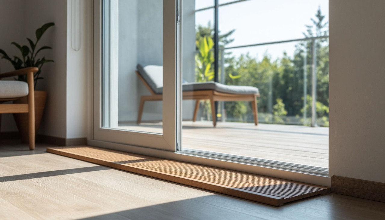 Усиленный подоконник ПВХ на порог: особенности выбора и монтажа