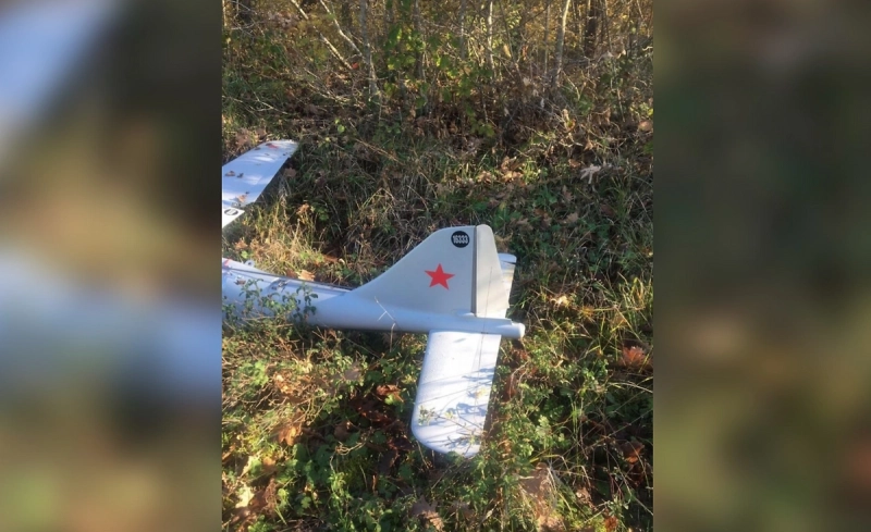 В Турции упал неизвестный беспилотник самолётного типа