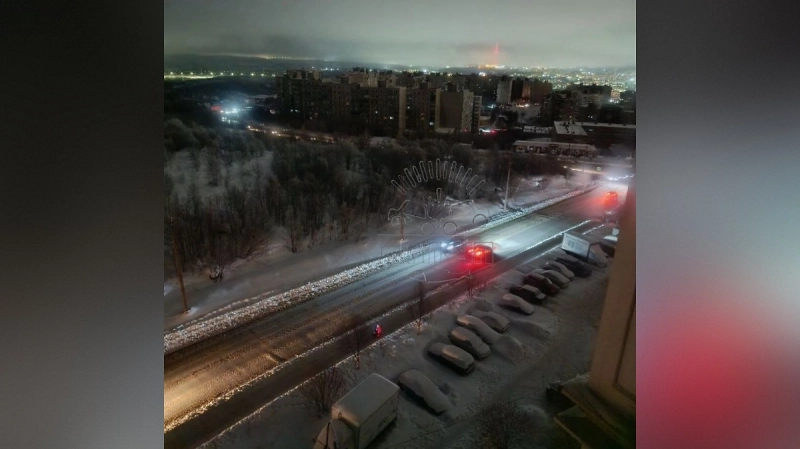 В соцсетях появились фотографии Мурманска после масштабного блэкаута