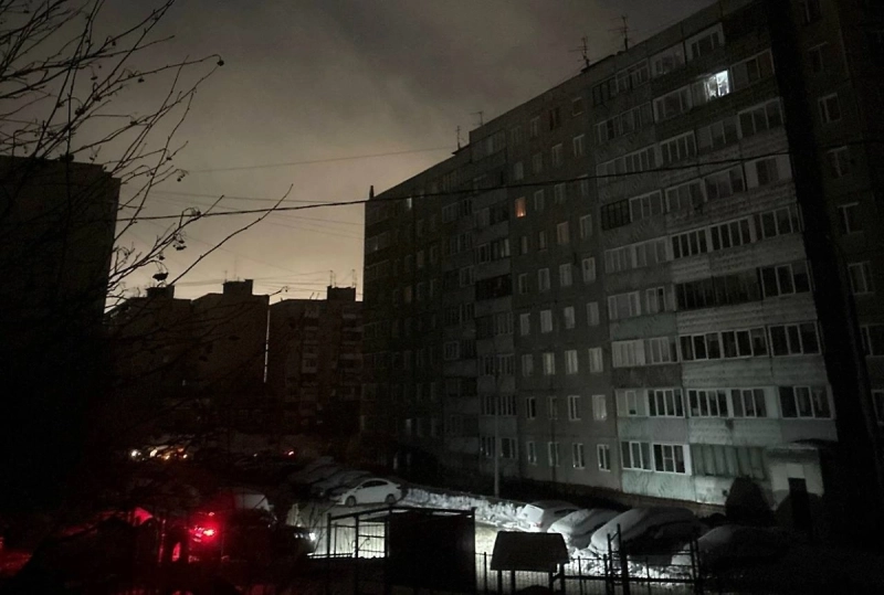 В соцсетях появились фотографии Мурманска после масштабного блэкаута