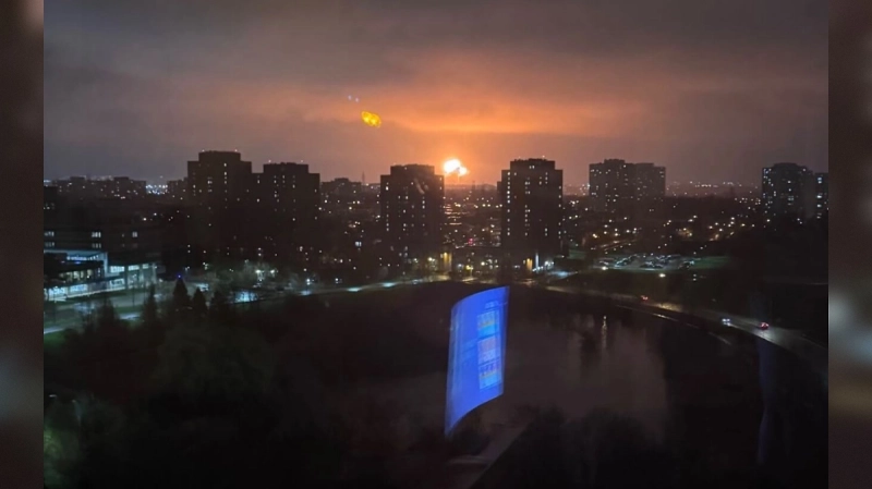 Рэпер Drake устроил масштабный взрыв в Торонто ради нового клипа